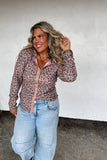 PREORDER: Kori Snap Button Waffle Top