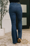 Jada High Waist Flare with Patch Pockets