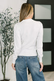 Necessary Closet Space Long Sleeve Top in White
