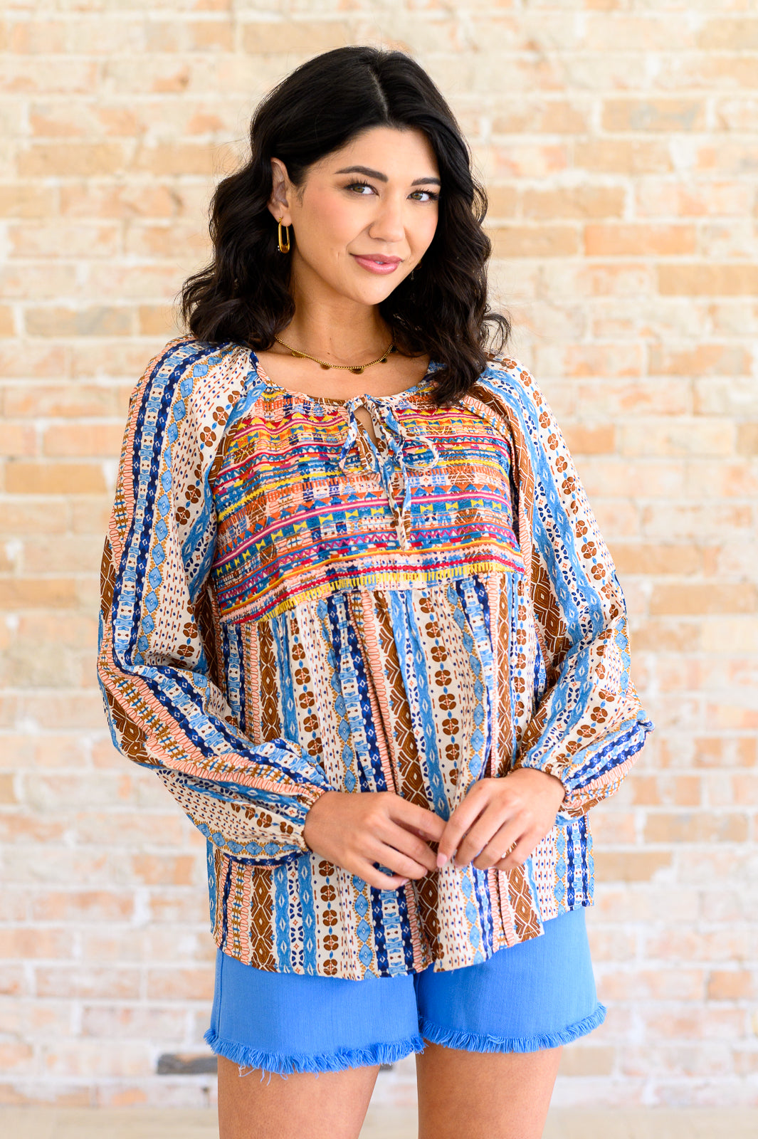 Open Sky Boho Tunic in Navy Mauve – Krazy Chics' Boutique