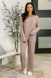 Seasonal Snooze Top and Bottom Set in Brown