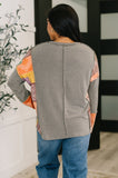Sweet as Pie Color Block Relaxed Long Sleeve